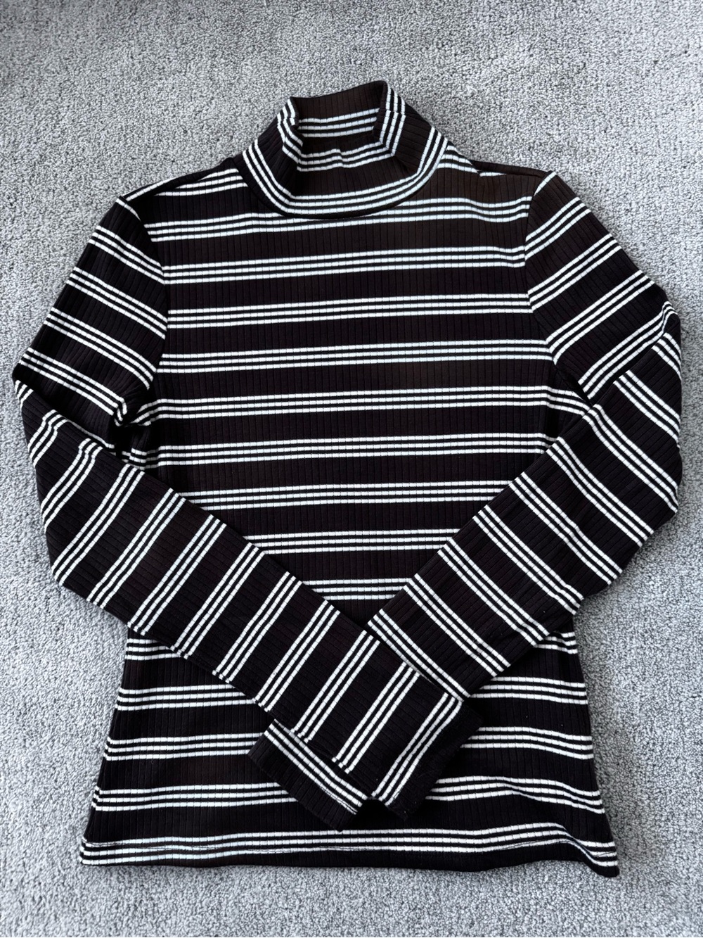 Maeve Ribbed Turtleneck - Picture 2 of 3